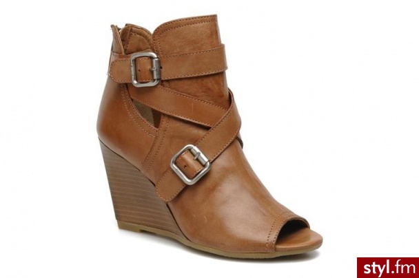 Georgia Rose PÓŁBUTY I BOTKI GIATTA BY (Brązowy) - Botki Buty Moda