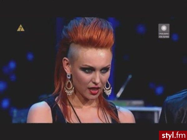 ruda. - Kolorowe Punk Rock Alternatywne Średnie Fryzury