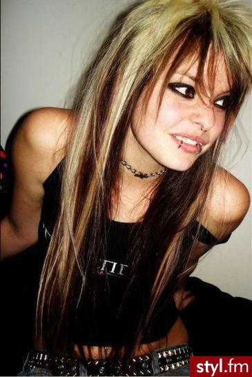 EMO Alternatywne Średnie Fryzury