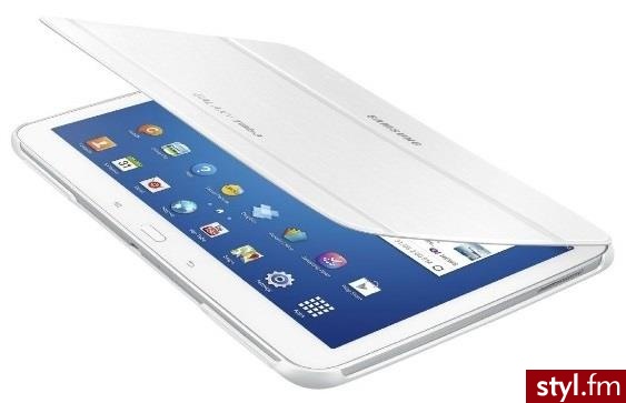 Samsung Etui składane do Galaxy Tab3 10.1 białe (EF-BP520BWEGWW) - Portfele i etui Dodatki Moda