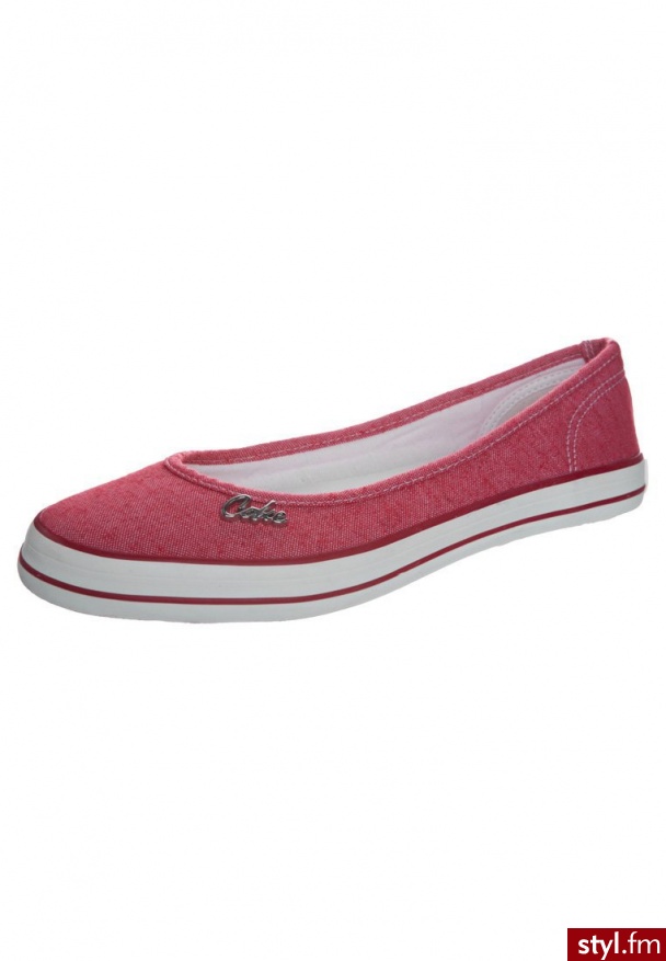 Coca Cola Baleriny czerwony cc0176 - Balerinki Buty Moda