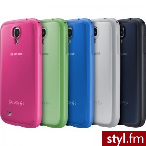 SAMSUNG ETUI DO GALAXY S4 ETUI SILICON COVER DO GALAXY S IV CAPRI BLUE (EF-PI950BCEGWW) - Portfele i etui Dodatki Moda