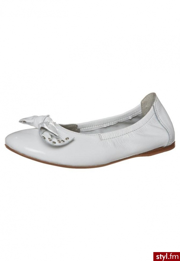 fullstop. Baleriny biały - Balerinki Buty Moda