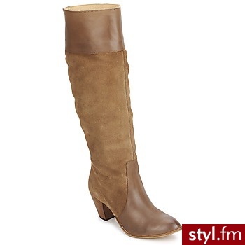 Betty London BUTY BLOUTOU TAUPE - Kozaki Buty Moda