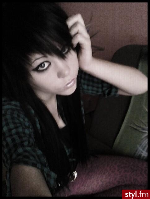 EMO Alternatywne Średnie Fryzury