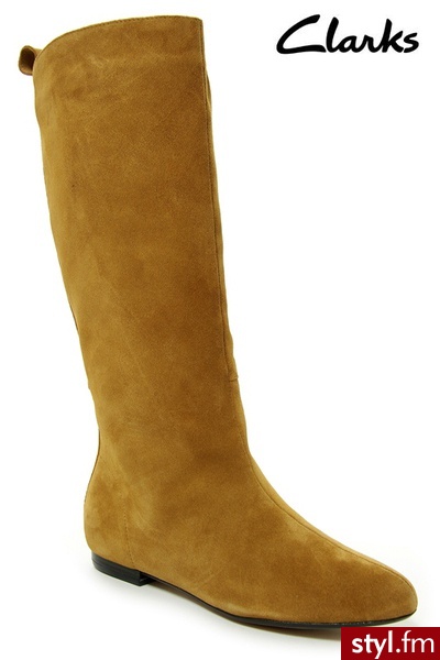 Clarks KEREN BODKIN MUSTARD - Kozaki Buty Moda