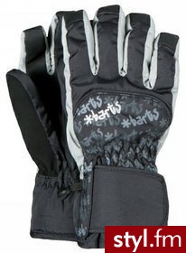 Barts Rękawiczki dziecięce JUNIOR SKI & BOARDGLOVE black print roz. 7 (powyżej 12 lat) - Nakrycia głowy Dodatki Moda
