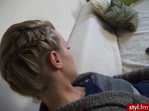warkocz - Blond Warkocze Proste Na co dzień Średnie Fryzury