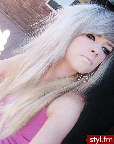 Blond Rozpuszczone Proste Na co dzień Długie Fryzury