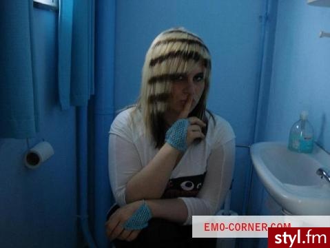 EMO Alternatywne Średnie Fryzury