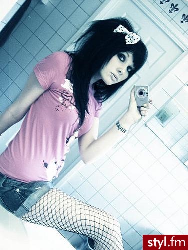 EMO Alternatywne Średnie Fryzury