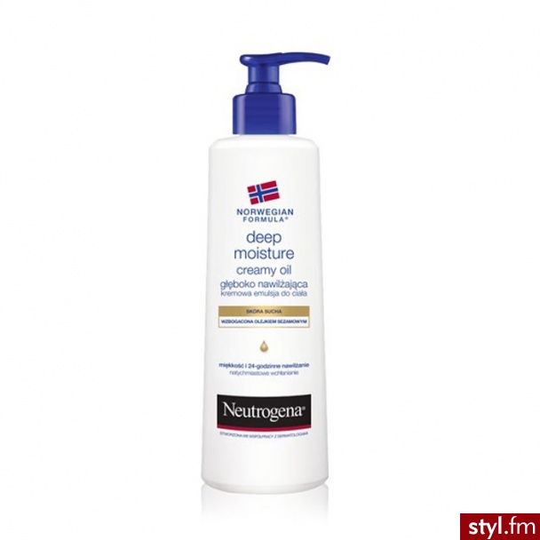 NEUTROGENA Formuła Norweska emulsja nawilżająca z olejkiem sezamowym 250 ml - Emu Buty Moda