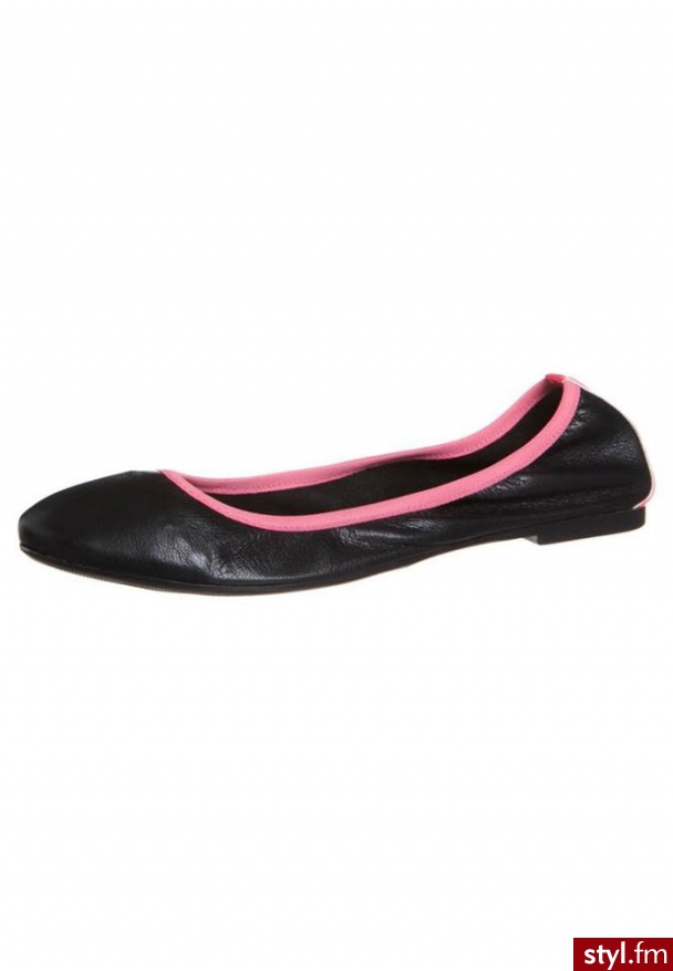 Zign Baleriny czarny - Balerinki Buty Moda