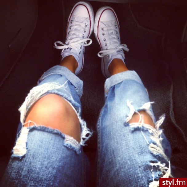 Jeansy Spodnie Moda
