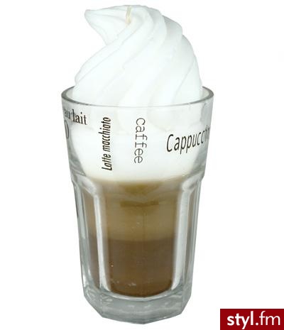 pyszne Cappuccino - tym razem jako świeczka 4.99 GBP - Gadżety Inne Moda