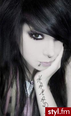 EMO Alternatywne Średnie Fryzury