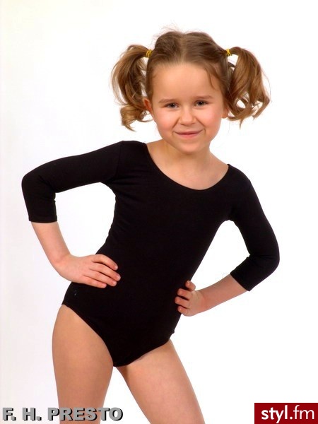 Shepa Kostium gimnastyczny dziewczęcy body - Body Bielizna Moda