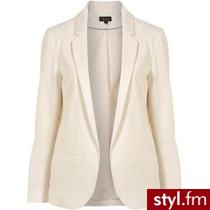 Co-ordinating Linen Blazer - TopShop - Polyvore. Pobrano ze strony: http://www.polyvore.com/co-ordinating_linen_blazer/thing?id=29993629 - Pozostałe Ciuchy Moda