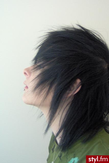 EMO Alternatywne Średnie Fryzury