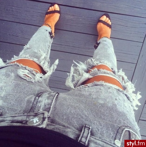 Jeansy Spodnie Moda