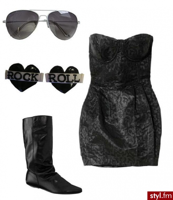 Minimalistyczny dziewczęcy rock - Styler