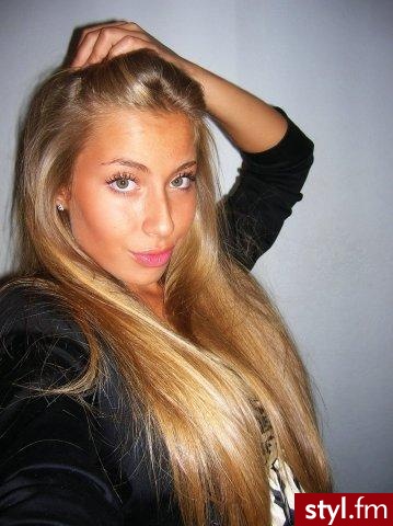 Blond Rozpuszczone Proste Na co dzień Długie Fryzury