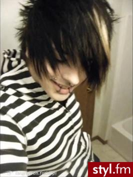 EMO Alternatywne Średnie Fryzury