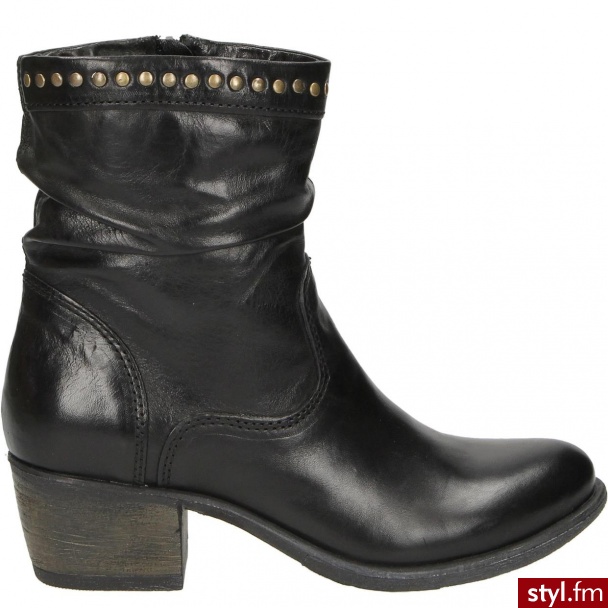 Venezia BOTKI OCIEPLANE 624205 NERO - Botki Buty Moda