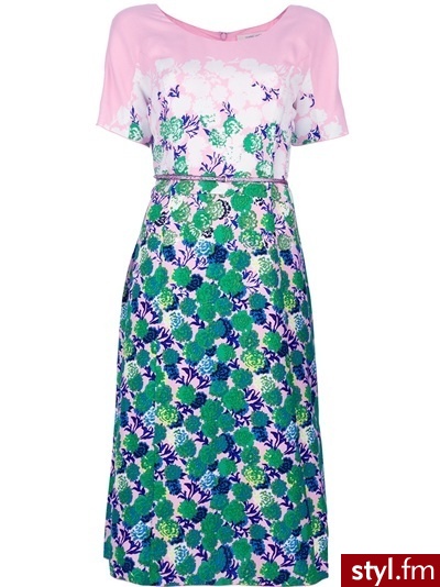 MARC JACOBS floral print dress - Dzienne Sukienki Moda