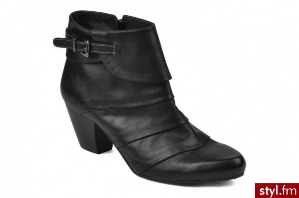 Perlato PÓŁBUTY I BOTKI MICHA BY PERLATO (Czarny) - Botki Buty Moda