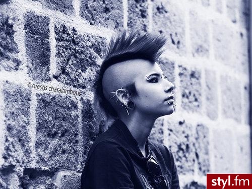 Punk Rock Alternatywne Średnie Fryzury