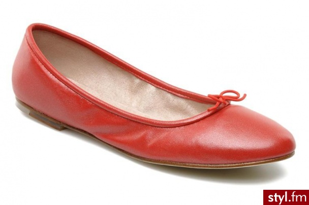 Bloch BALERINKI FONTEYN II BY BLOCH (Czerwony) - Balerinki Buty Moda