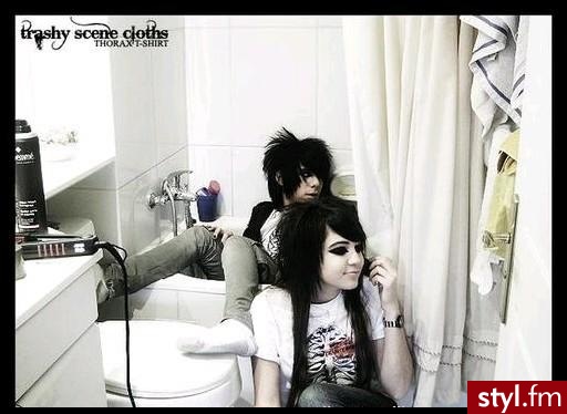 EMO Alternatywne Średnie Fryzury
