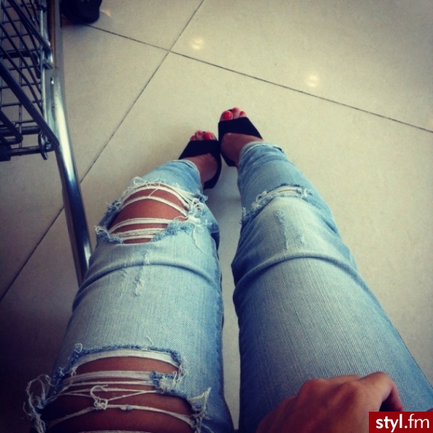 Jeansy Spodnie Moda