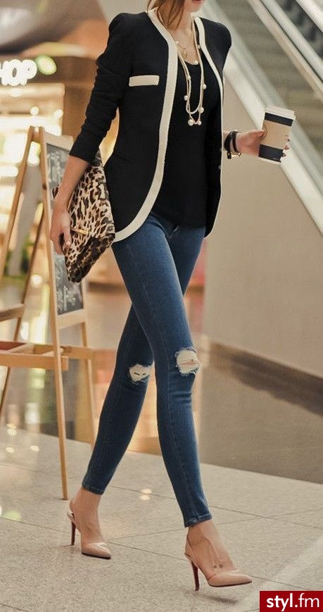 Jeansy Spodnie Moda