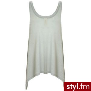 Maggie Ward Asymmetrical Tank in Fog - Polyvore. Pobrano ze strony: http://www.polyvore.com/maggie_ward_asymmetrical_tank_in/thing?id=18386566 - Pozostałe Ciuchy Moda