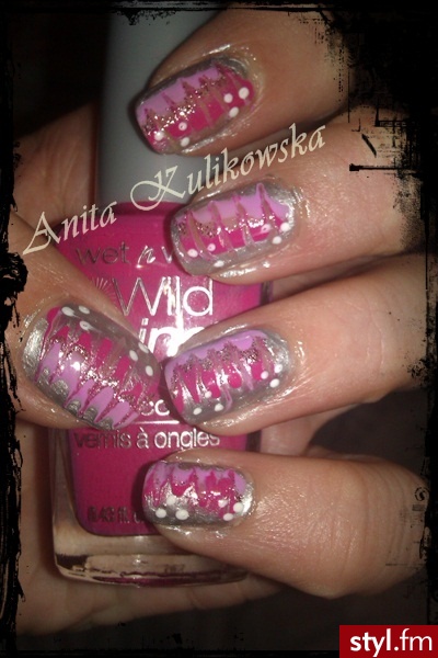 Pinky pinky pink :) - Kwadratowe Naturalne Paznokcie