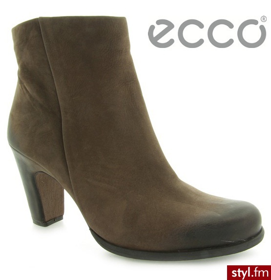 Ecco BOTKI JAFFNA SEPIA - Botki Buty Moda
