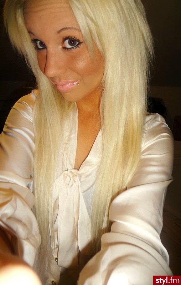 Blond Rozpuszczone Proste Na co dzień Długie Fryzury