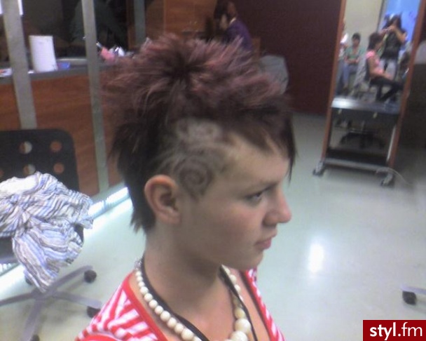 Punk Rock Alternatywne Średnie Fryzury