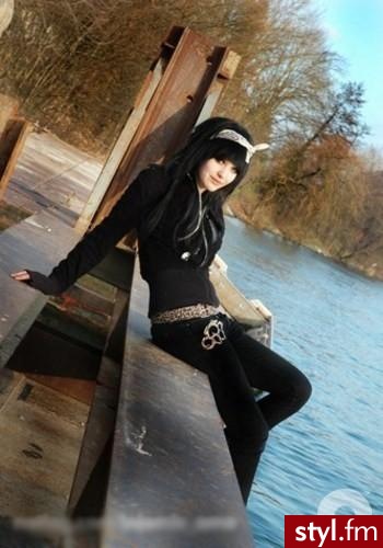 EMO Alternatywne Średnie Fryzury