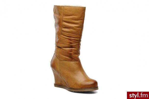 Dune PÓŁBUTY I BOTKI ROCHA BY (Pomarańczowy) - Botki Buty Moda