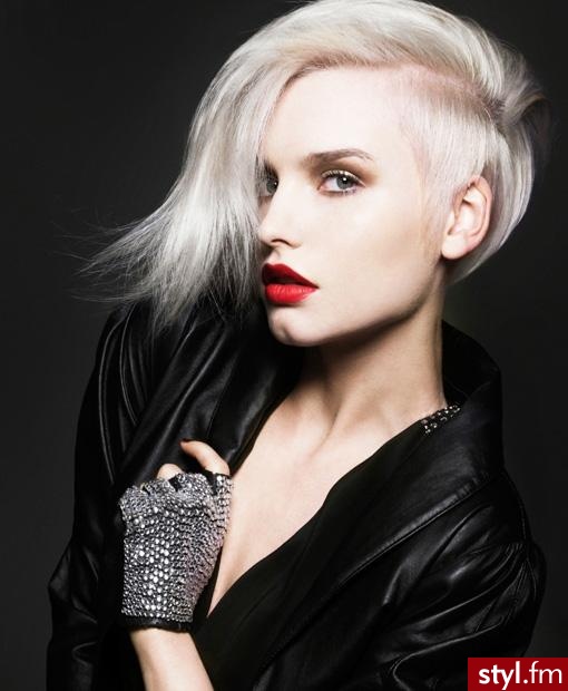 Blond Punk Rock Alternatywne Krótkie Fryzury