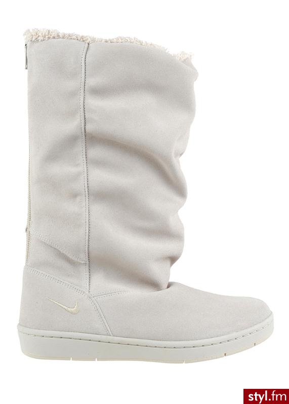 Kozaki SNEAKER HOODIE biały - Kozaki Buty Moda