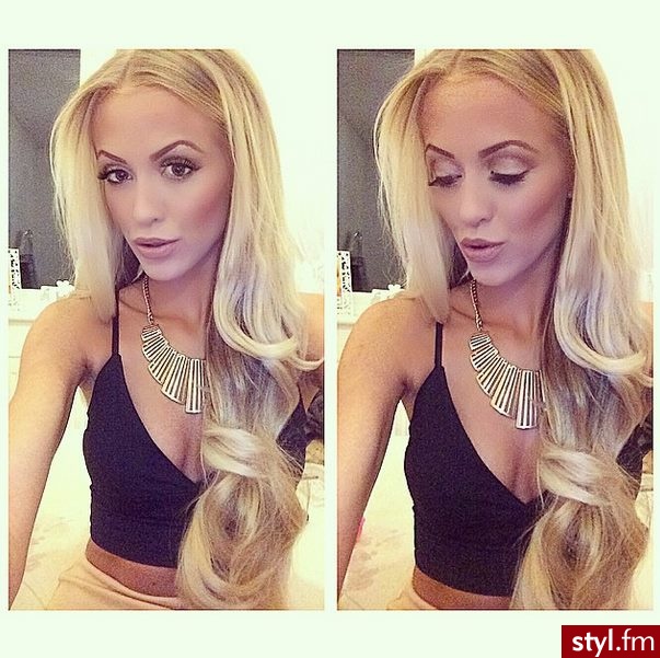 Blond Rozpuszczone Kręcone Na co dzień Długie Fryzury