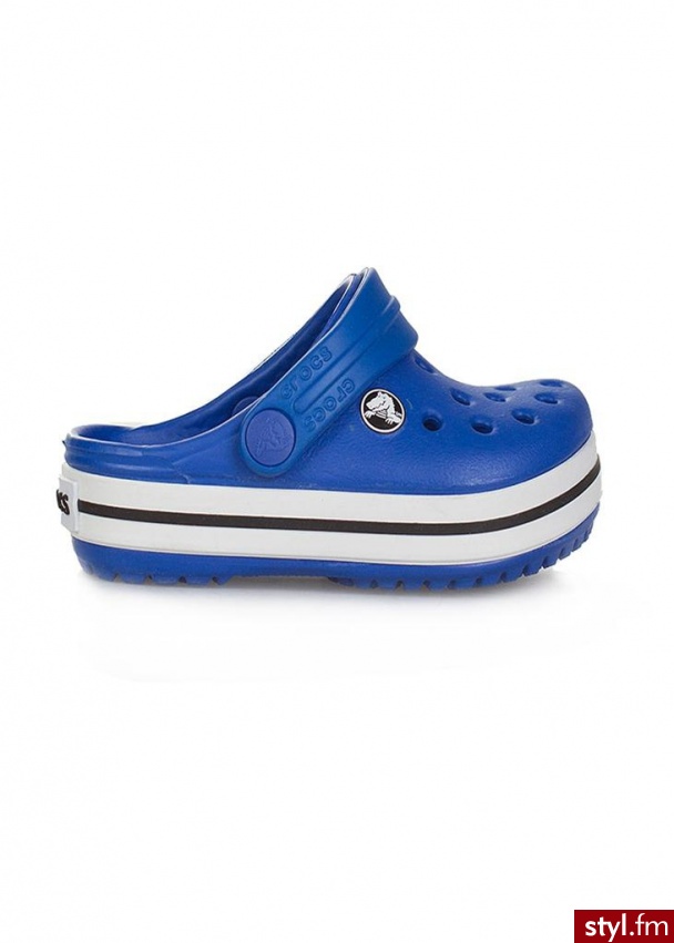 CROCS Klapki kids crocband sea blue niebieski - Klapki Buty Moda