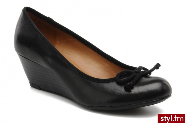 Clarks CZÓŁENKA G2 TOILE W BY CLARKS (Czarny) - Balerinki Buty Moda