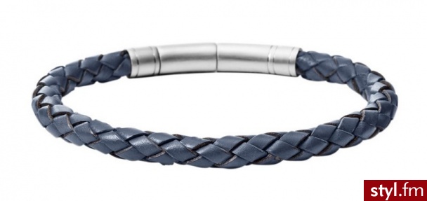 Bransoletka męska Fossil  JF00511797 - Bransoletki Biżuteria Moda