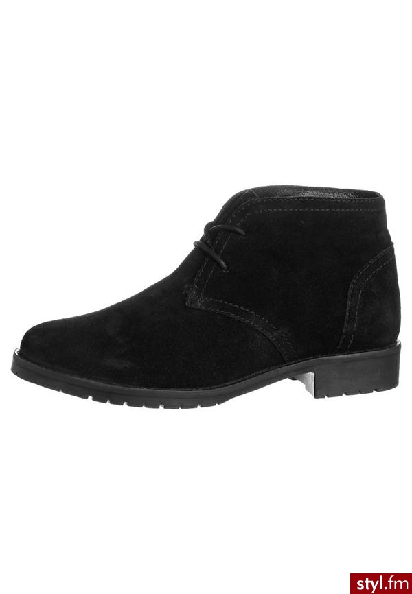 zign Oksfordki czarny 61874 - Pozostałe Buty Moda