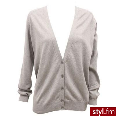 Ladies grey marl See By Chloe boyfriend style cardigan - Polyvore. Pobrano ze strony: http://www.polyvore.com/cgi/thing?id=15399325 - Pozostałe Ciuchy Moda